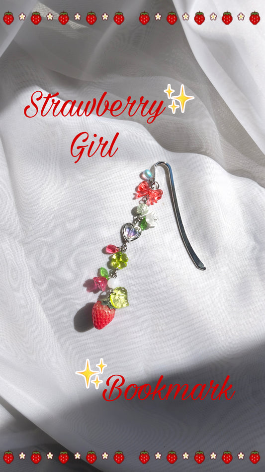 Strawberry Girl Lesezeichen